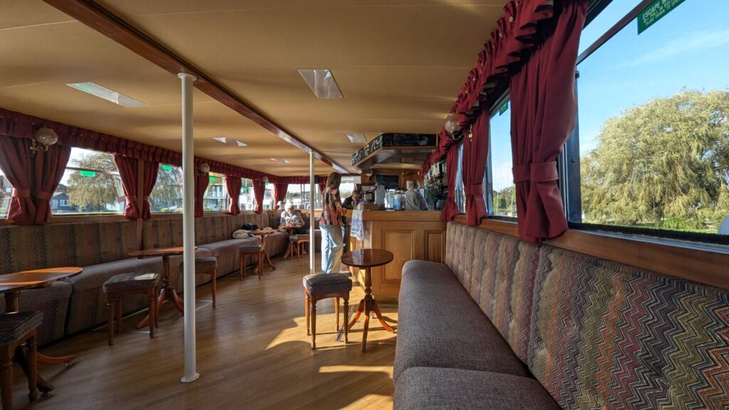 The Lower Deck of the Southern Comfort Mississippi River Boat